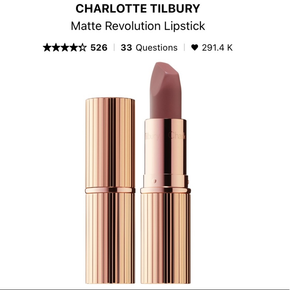 ✨NEW! Charlotte Tilbury Pillow Talk Lipstick✨